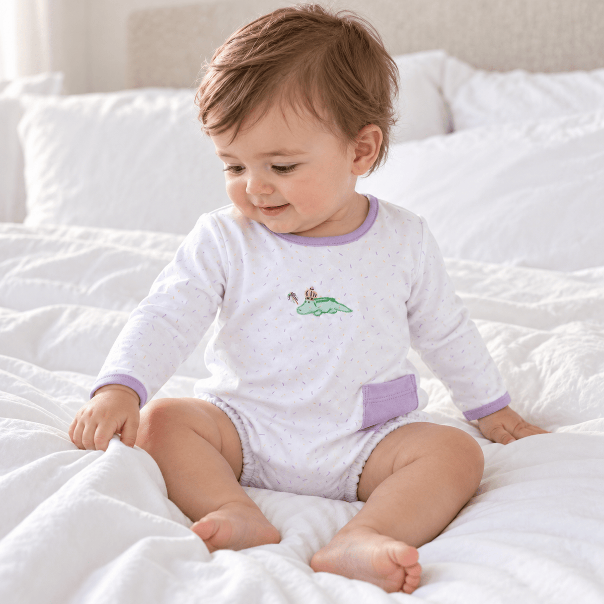 Magnolia Baby_Bayou Pals Long Sleeve Boy Bubble_1