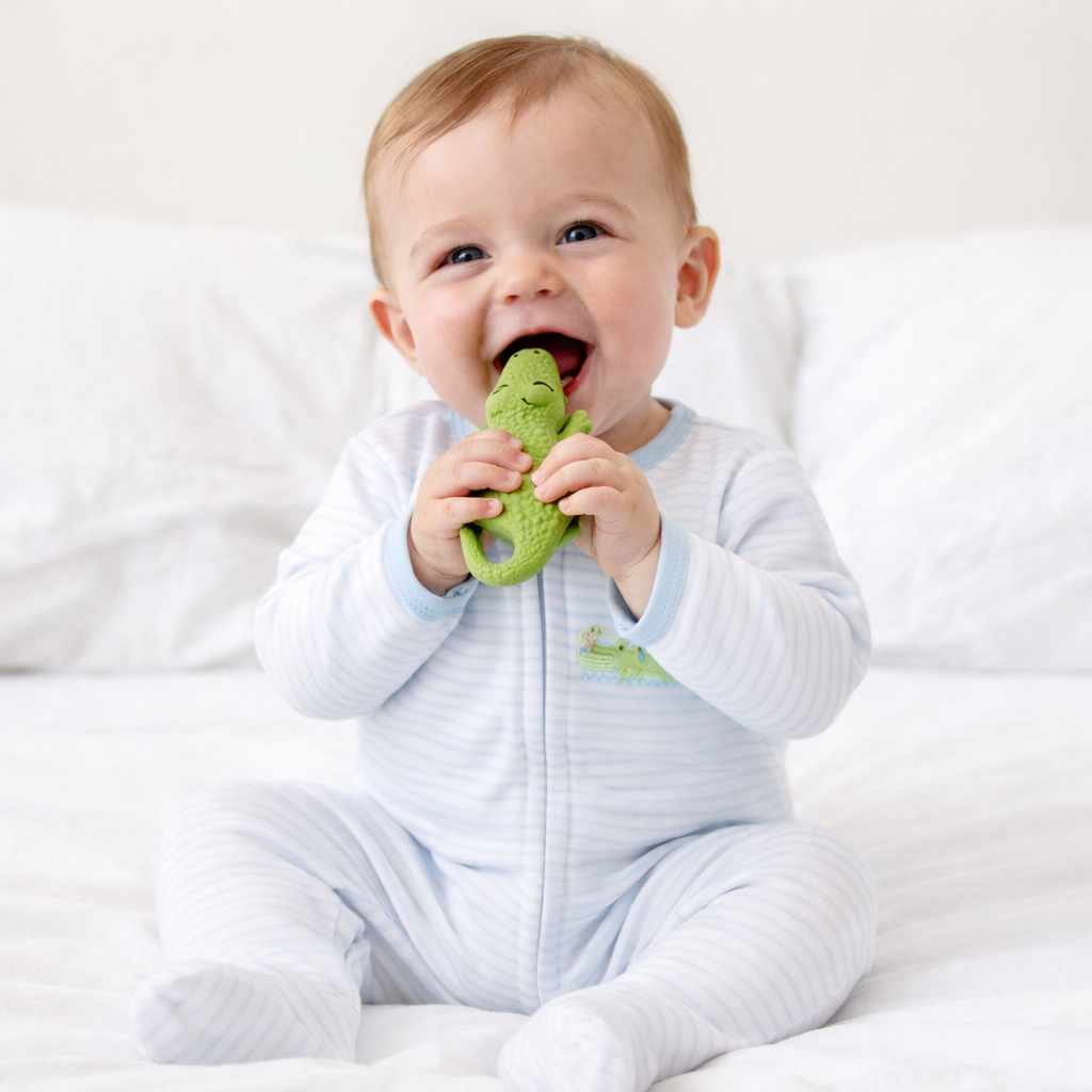 Bayou Buddy Gator Teether & Bath Toy