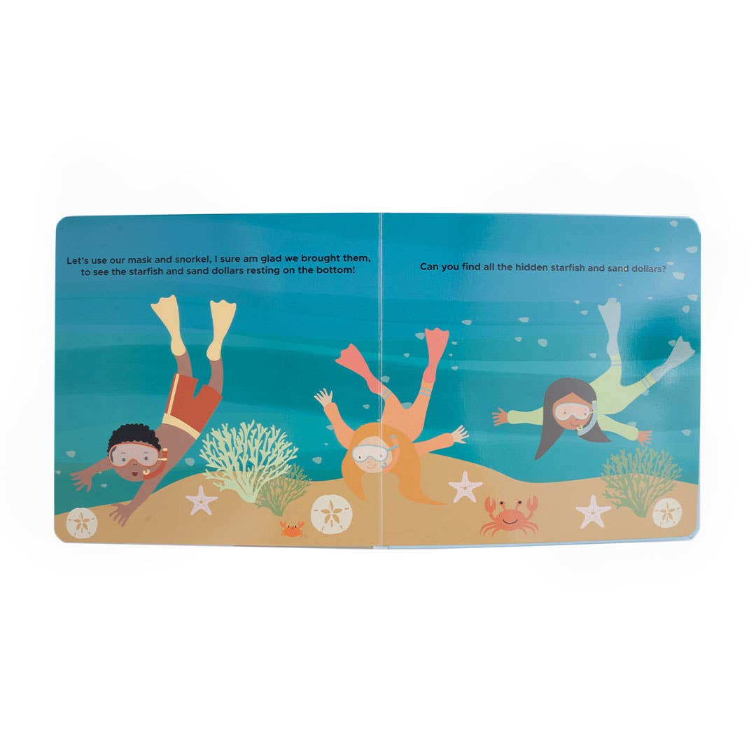 Beach Day Look and Find Board Book - Magnolia BabyBook