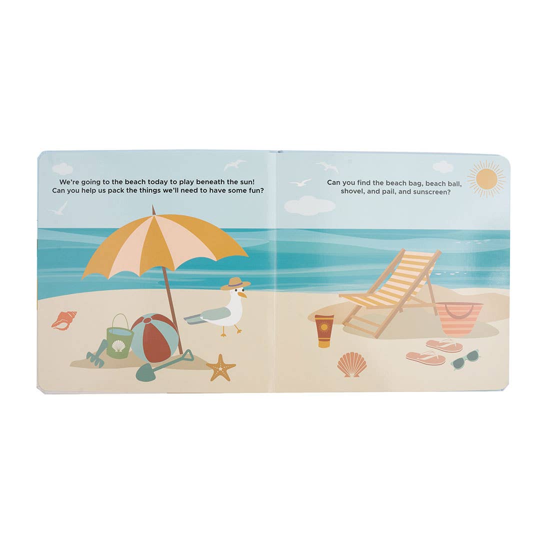 Beach Day Look and Find Board Book - Magnolia BabyBook