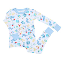  Beach Party Blue Infant/Toddler Long Pajamas - Magnolia BabyLong Pajamas