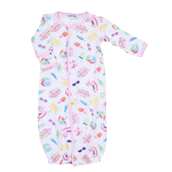 Beach Party Pink Print Converter - Magnolia BabyConverter Gown