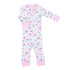 Beach Party Pink Zip Pajamas - Magnolia BabyZipper Pajamas