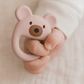 Bear Baby Teether - Rose Pink - Magnolia Baby