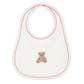 Bear Hugs Bib - Dusty Rose - Magnolia BabyBib