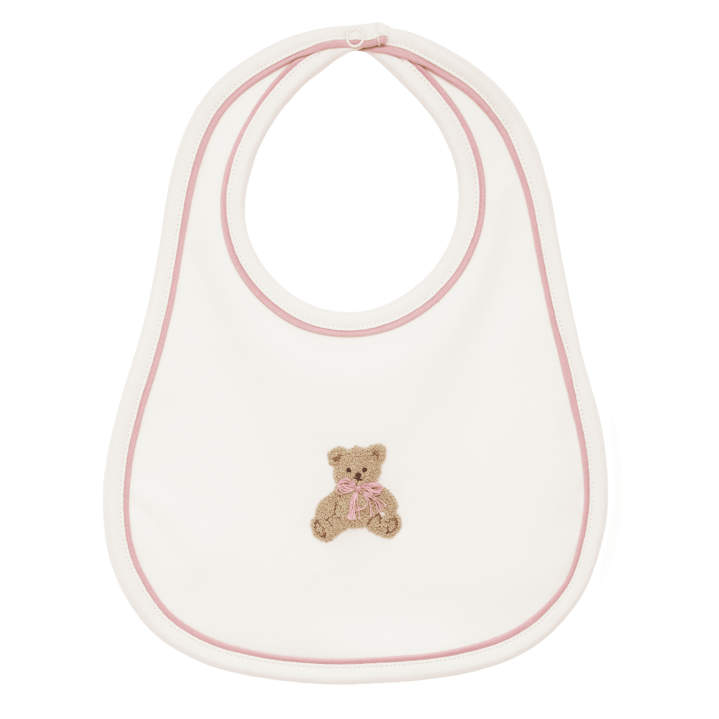 Bear Hugs Bib - Dusty Rose - Magnolia BabyBib