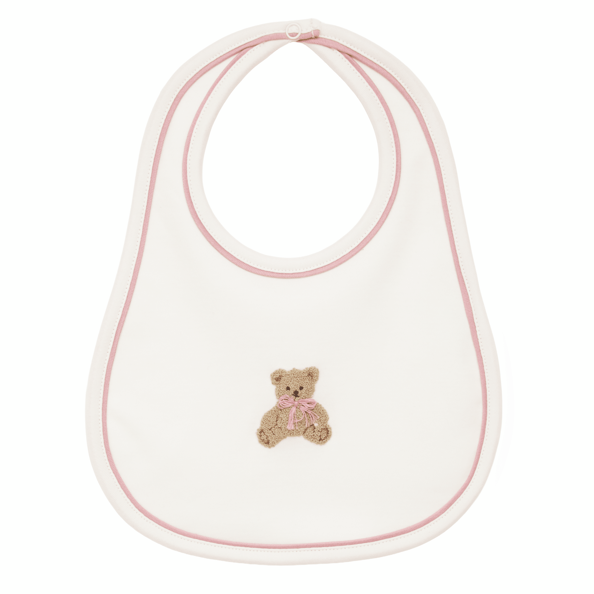 Bear Hugs Bib - Dusty Rose - Magnolia BabyBib