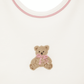 Bear Hugs Bib - Dusty Rose - Magnolia BabyBib