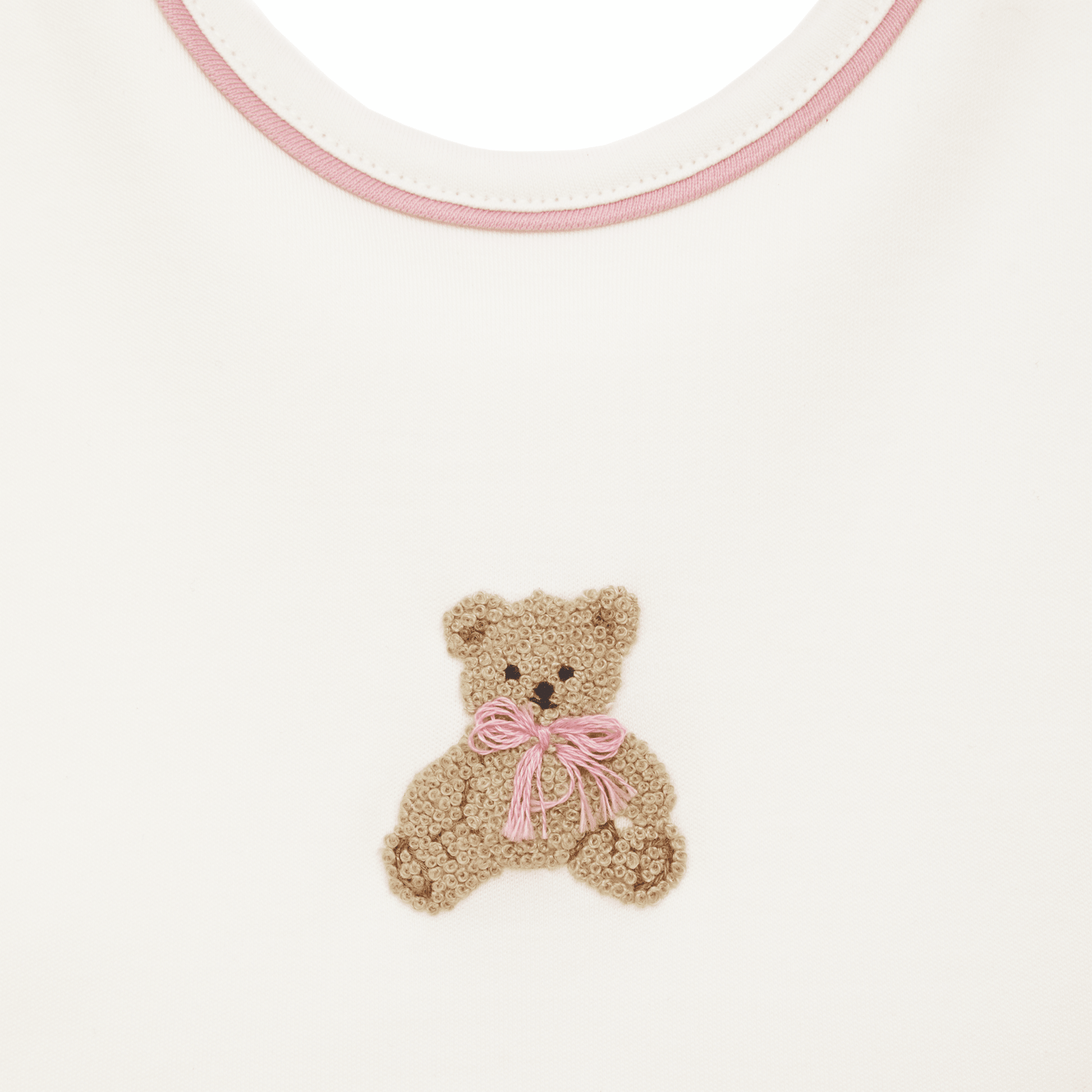 Bear Hugs Bib - Dusty Rose - Magnolia BabyBib