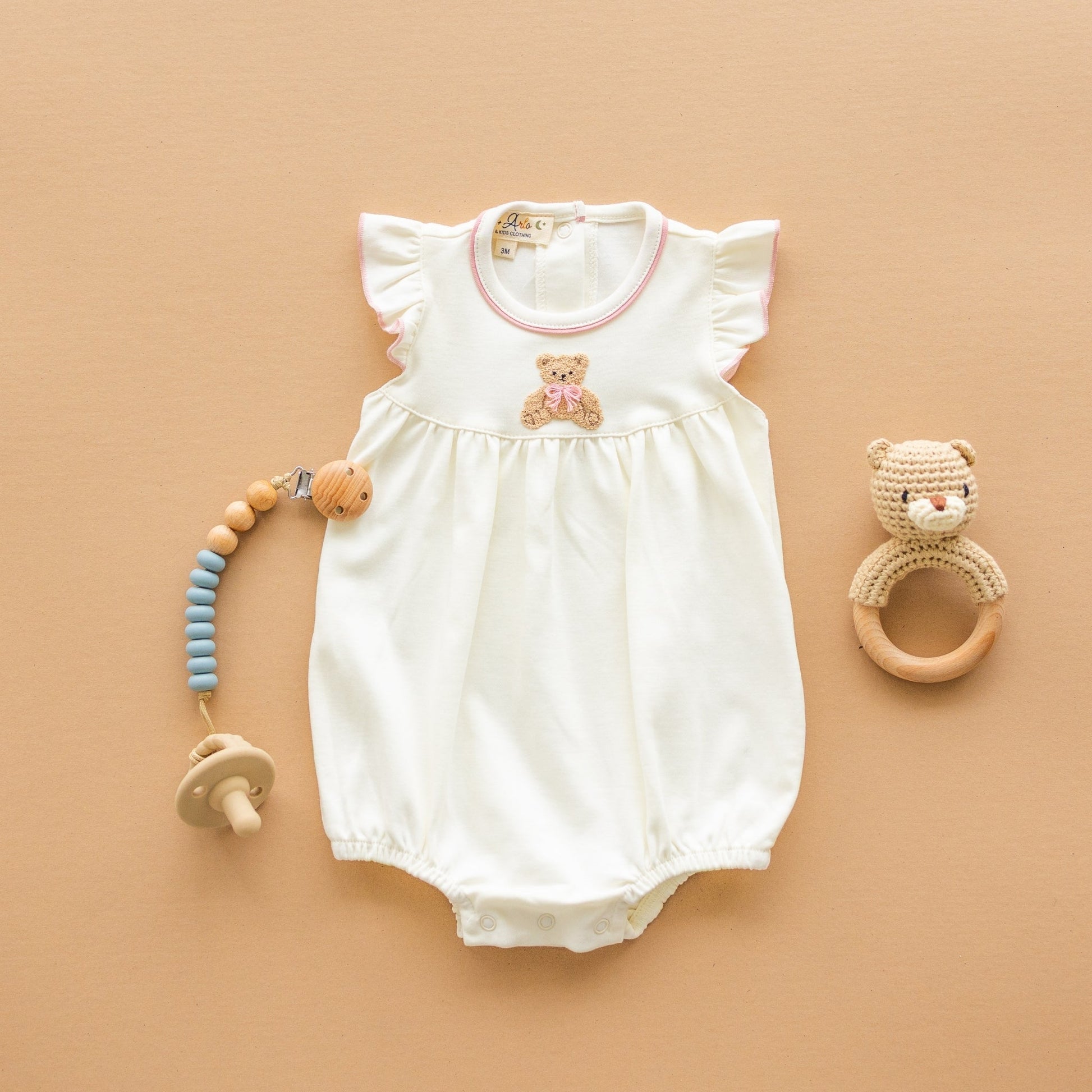 Bear Hugs Bubble - Dusty Rose - Magnolia BabyBubble