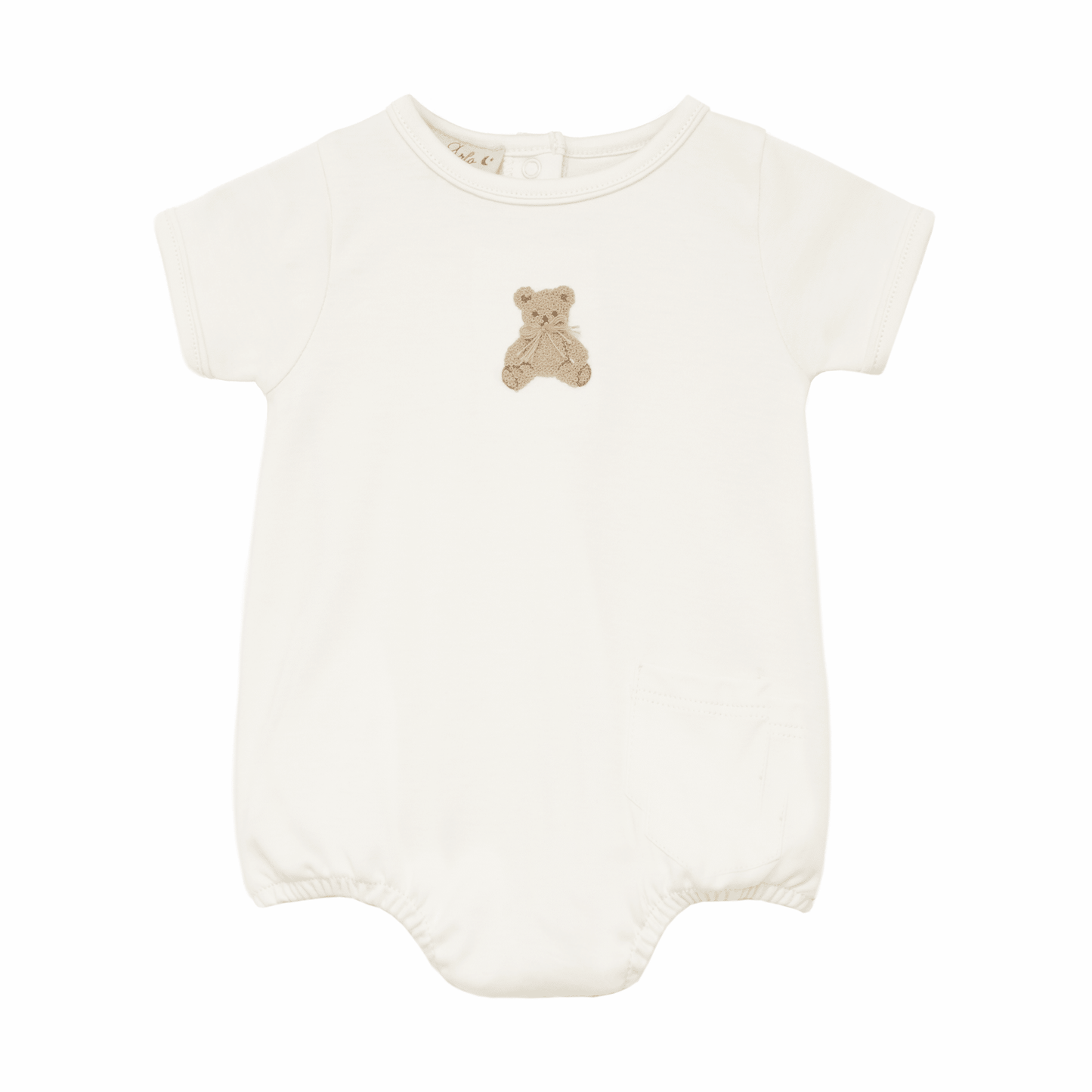 Bear Hugs Hand-Embroidered Bubble - Ivory - Magnolia BabyBubble