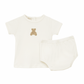 Bear Hugs Hand-Embroidered Diaper Cover Set - Ivory - Magnolia BabyDiaper Cover