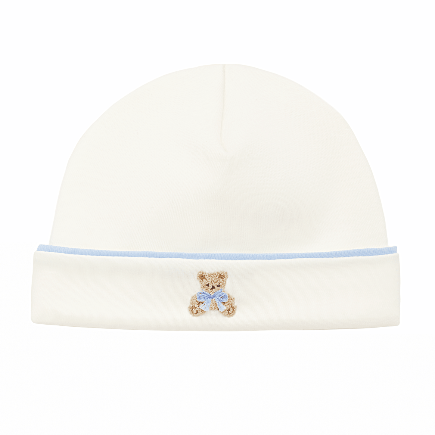 Bear Hugs Hand-Embroidered Hat - Sky - Magnolia BabyHat