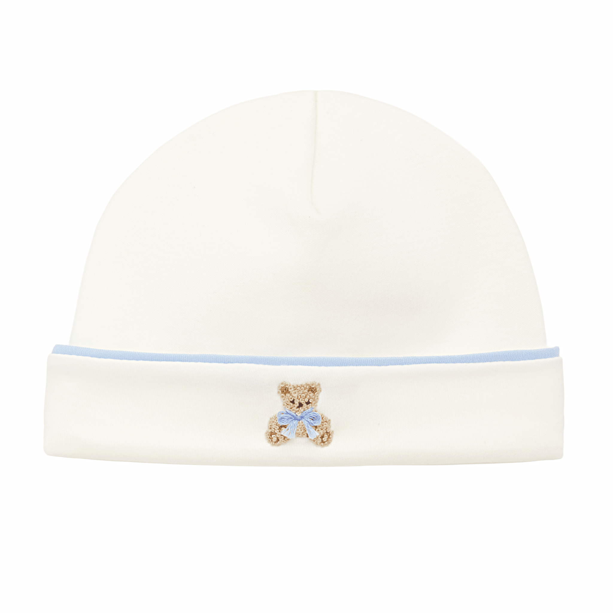 Bear Hugs Hand-Embroidered Hat - Sky - Magnolia BabyHat