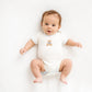 Bear Hugs Hand-Embroidered Lap Bodysuit - Sky - Magnolia BabyBodysuit
