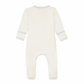 Bear Hugs Hand Embroidered Zip Footie - Sky - Magnolia BabyFootie