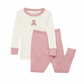 Bear Hugs Long Pajamas - Dusty Rose - Magnolia BabyLong Pajamas