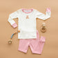 Bear Hugs Long Pajamas - Dusty Rose - Magnolia BabyLong Pajamas