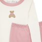 Bear Hugs Long Pajamas - Dusty Rose - Magnolia BabyLong Pajamas