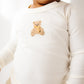 Bear Hugs Long Pajamas - Ivory - Magnolia BabyLong Pajamas