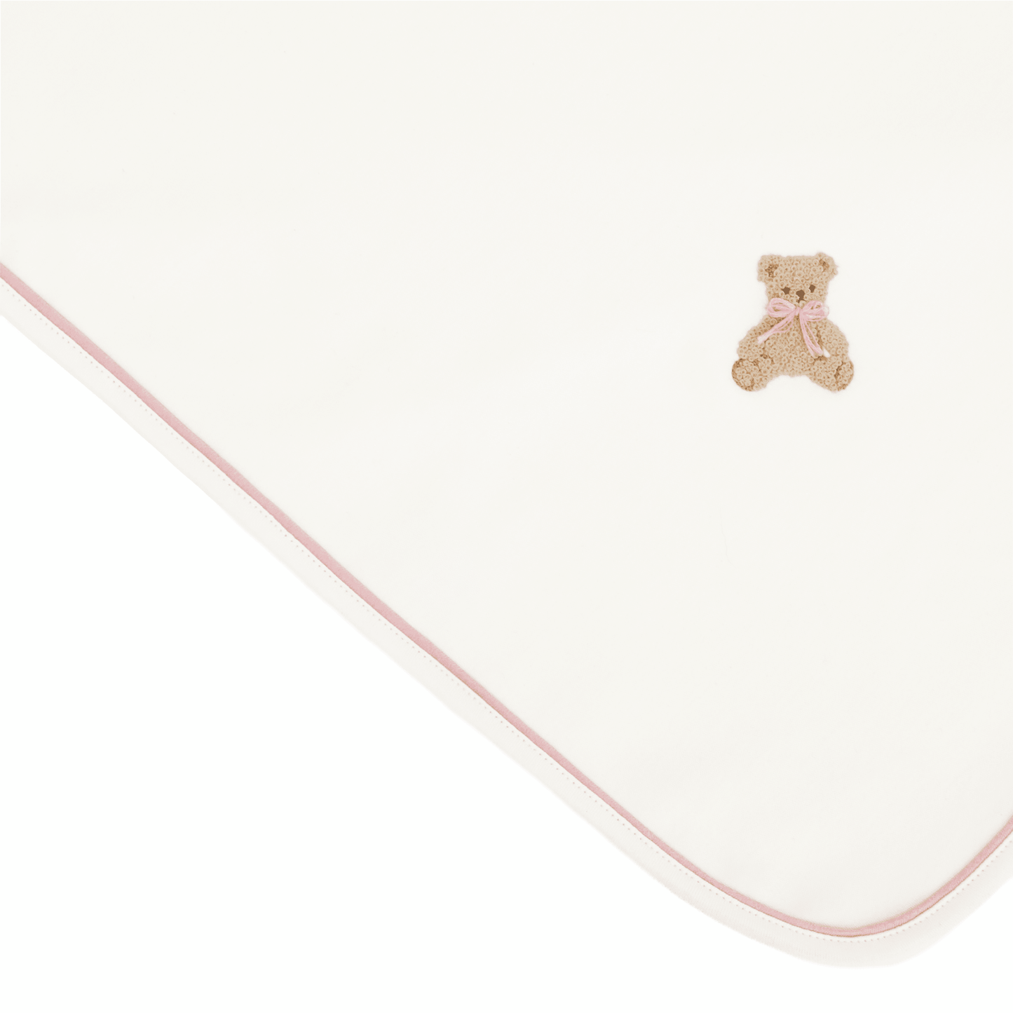 Bear Hugs Receiving Blanket - Dusty Rose - Magnolia BabyReceiving Blanket
