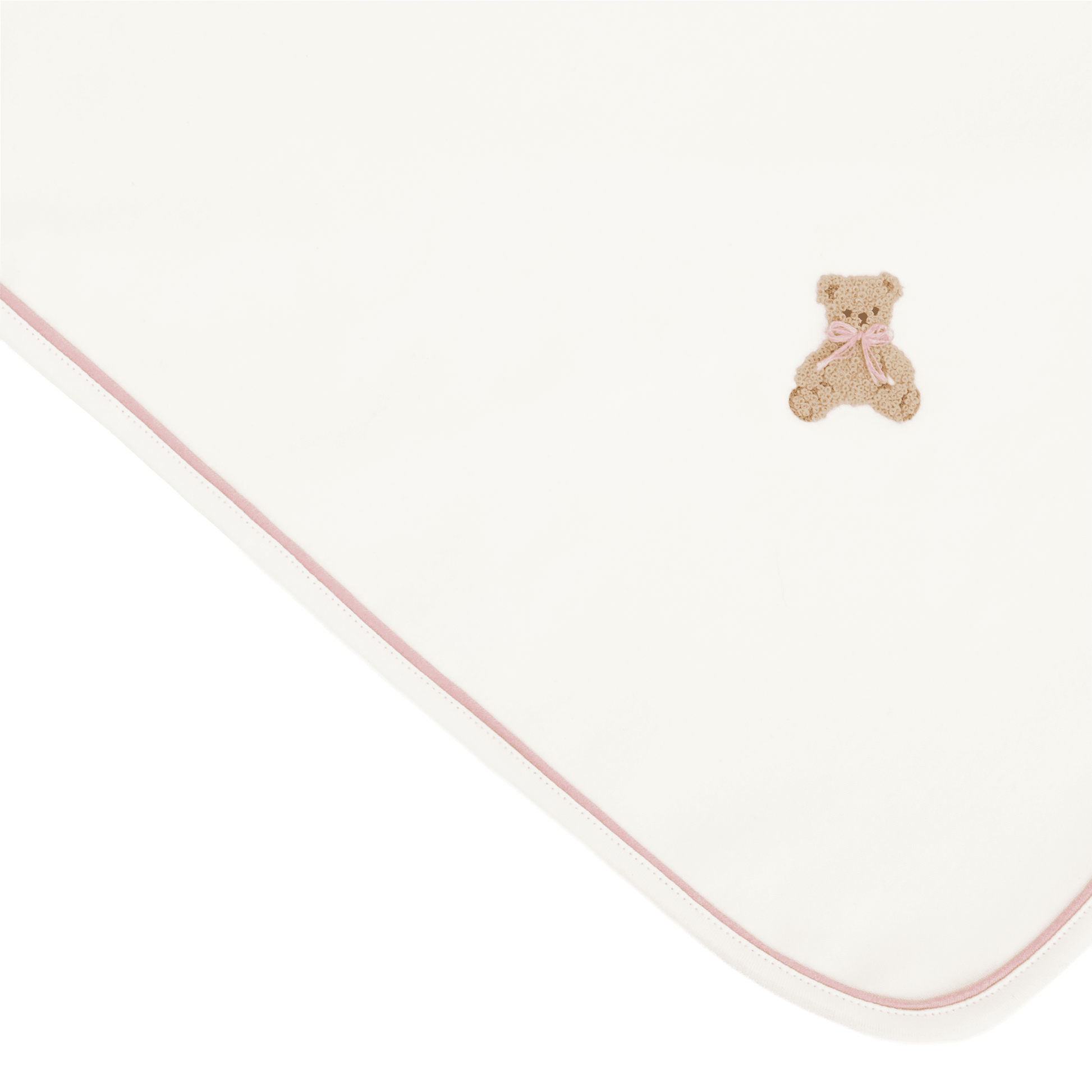Bear Hugs Receiving Blanket - Dusty Rose - Magnolia BabyReceiving Blanket