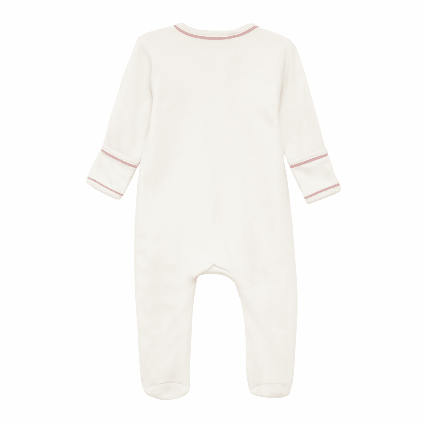 Bear Hugs Zip Footie - Dusty Rose - Magnolia BabyFootie