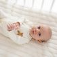 Bear Hugs Zip Footie - Ivory - Magnolia BabyFootie
