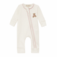 Bear Hugs Zip Playsuit - Dusty Rose - Magnolia BabyPlaysuit