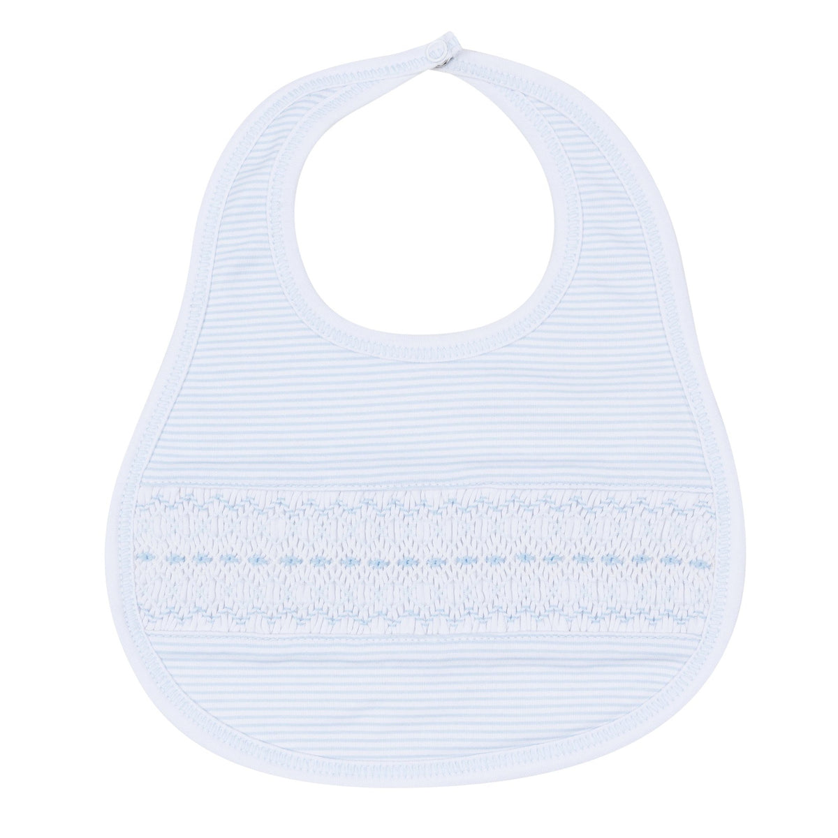 Magnolia Baby_Benjamin Smocked Bib - Light Blue_1