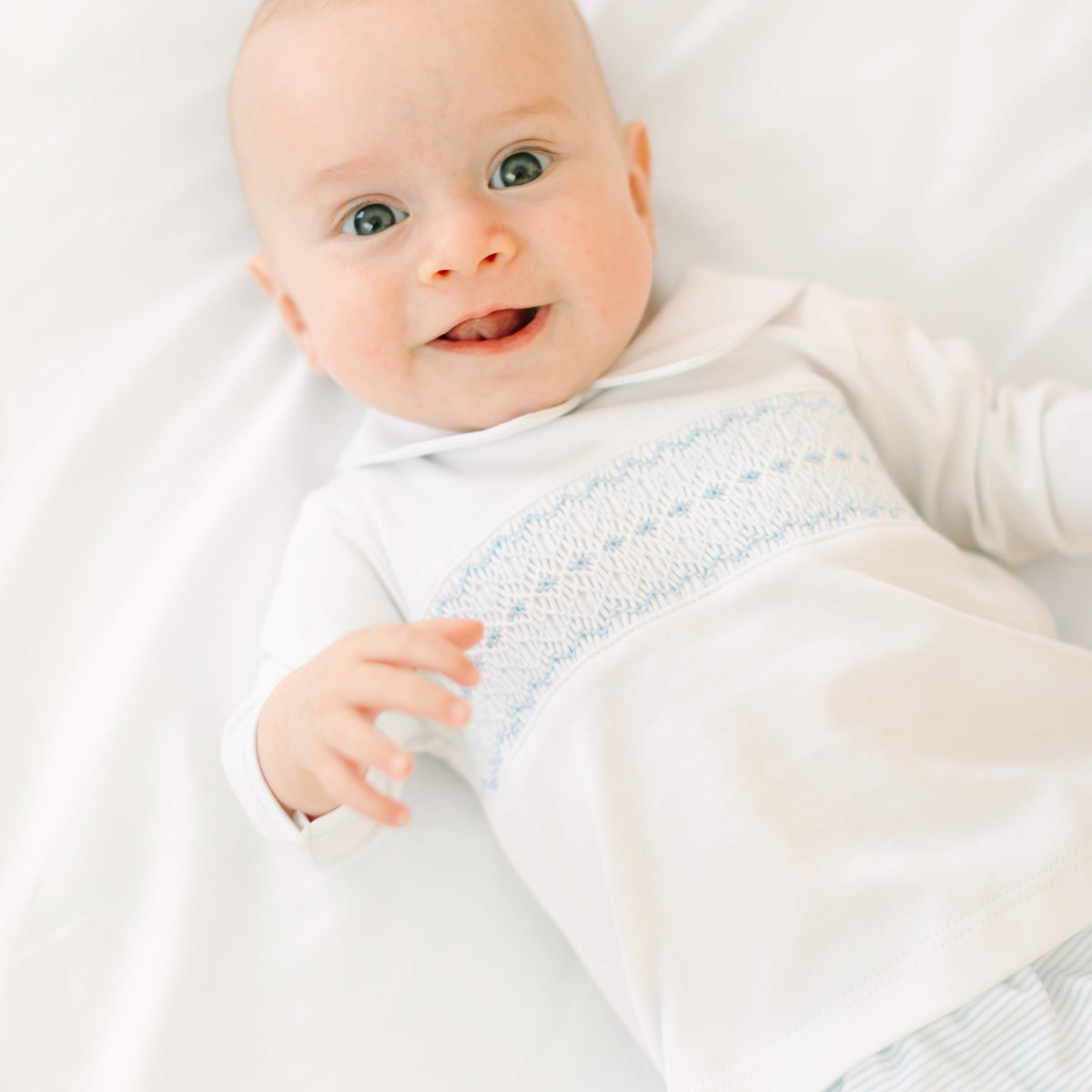Magnolia Baby_Benjamin Smocked Long Sleeve Diaper Cover Set - Light Blue_1