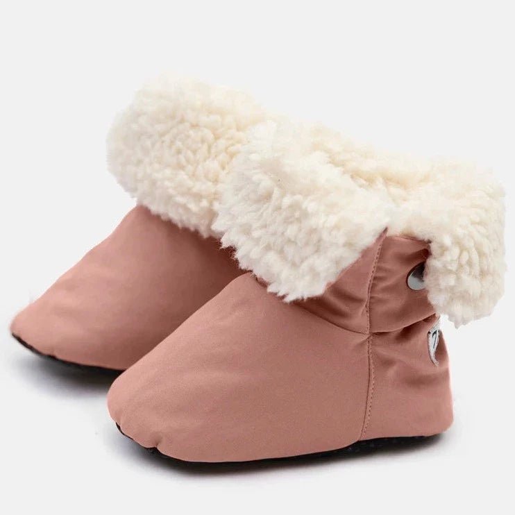 Benji Baby Booties - Rose Dawn - Magnolia BabyFootwear