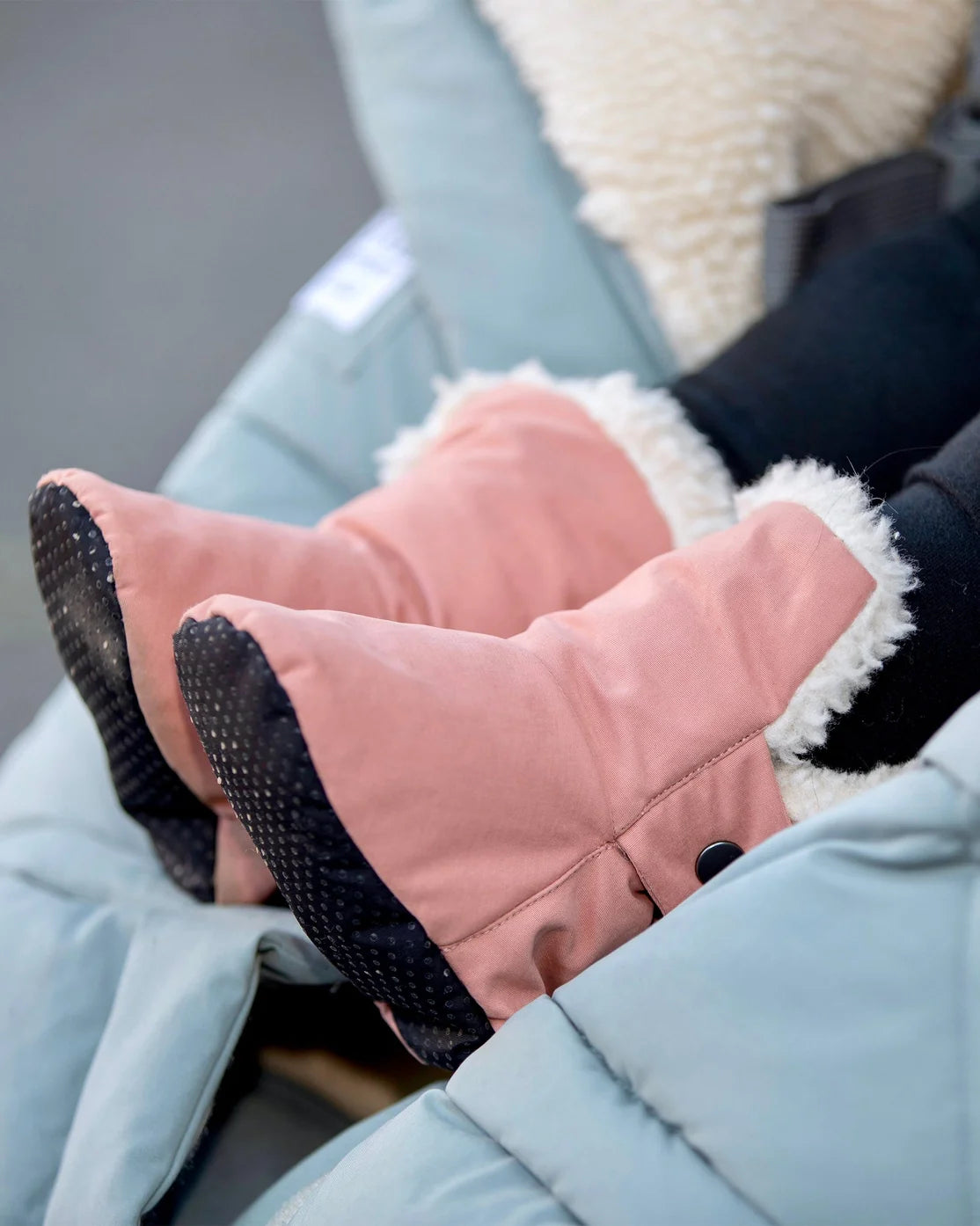Benji Baby Booties - Rose Dawn