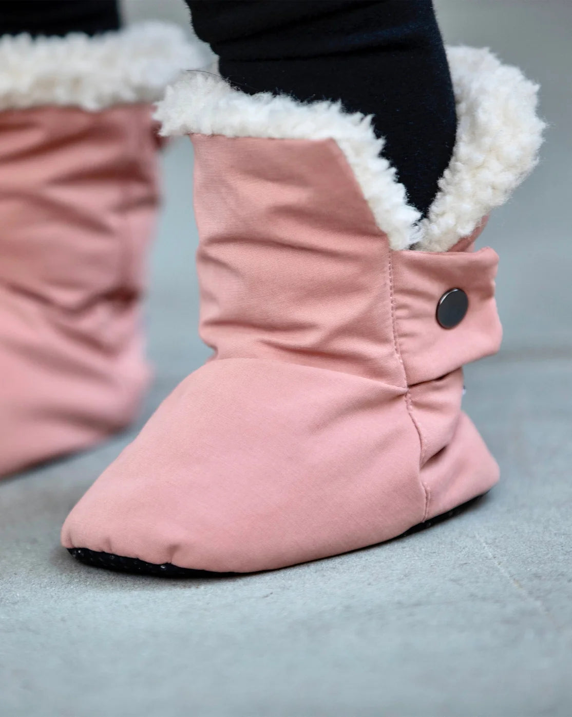 Benji Baby Booties - Rose Dawn