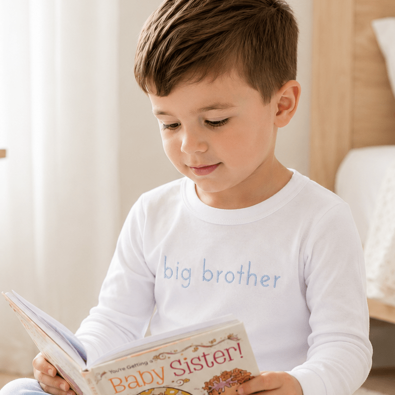 Magnolia Baby_Big Brother Embroidered Long Pajamas_3