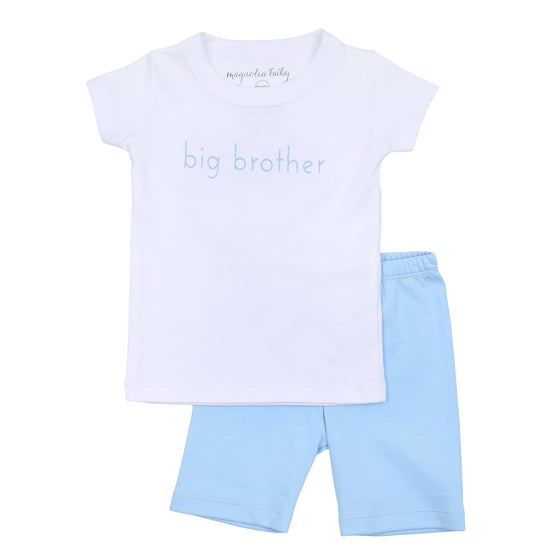 Big Brother Embroidered Short Pajamas - Magnolia BabyShort Pajamas