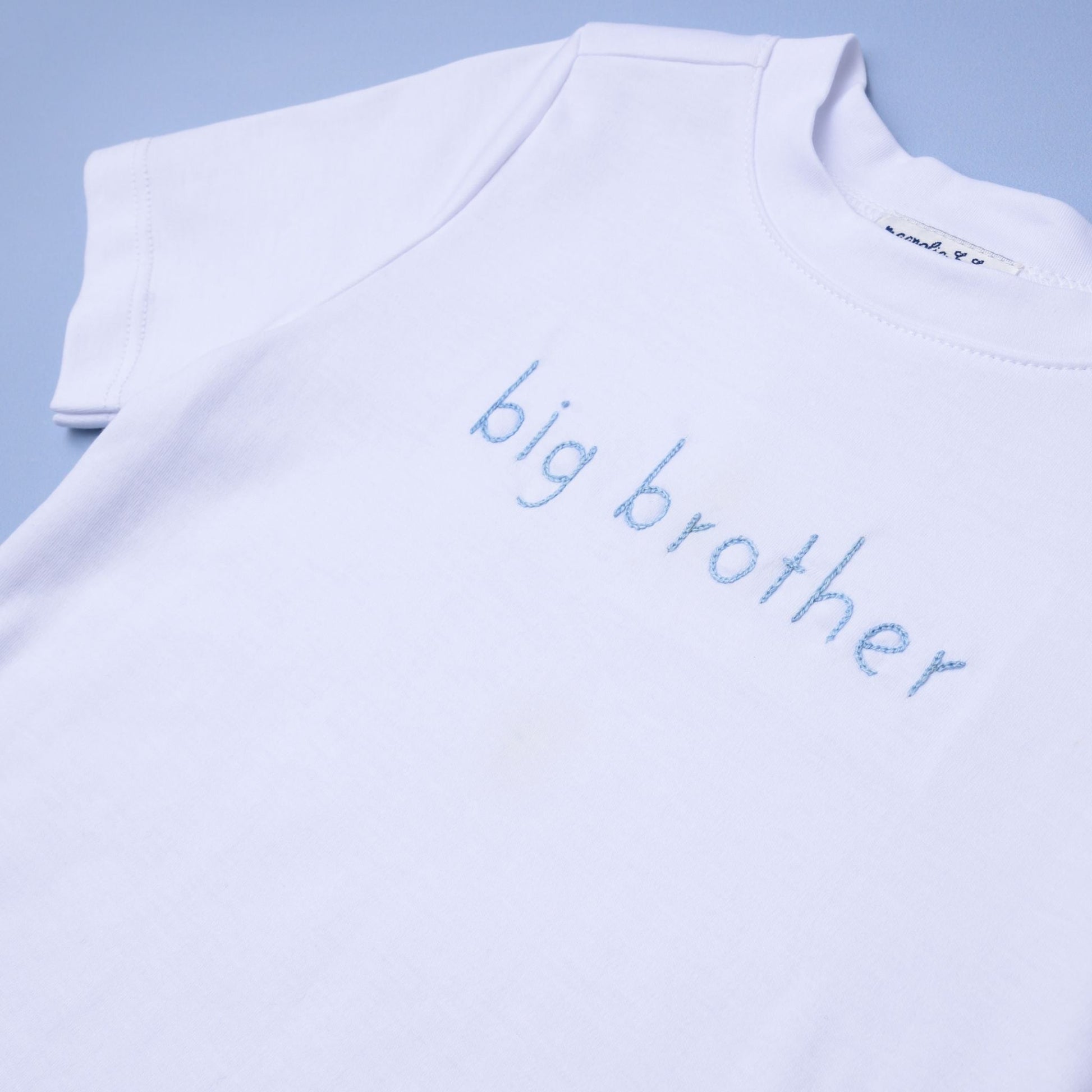 Big Brother Embroidered T-Shirt - Magnolia Baby T-Shirt