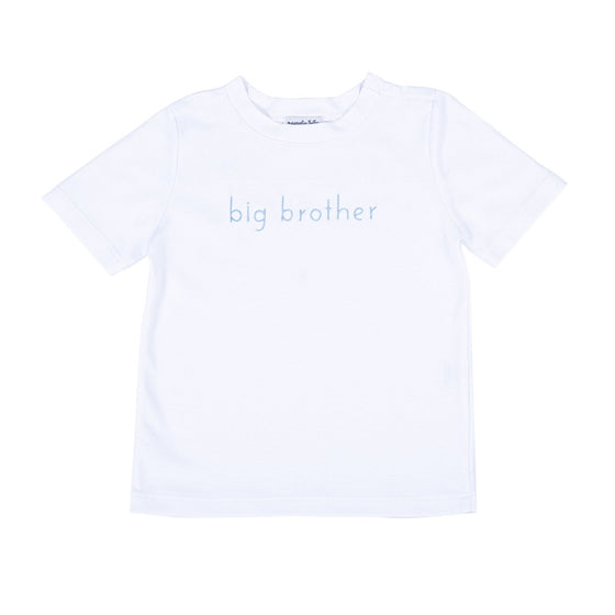 Big Brother Embroidered T - Shirt - Magnolia BabyT - Shirt