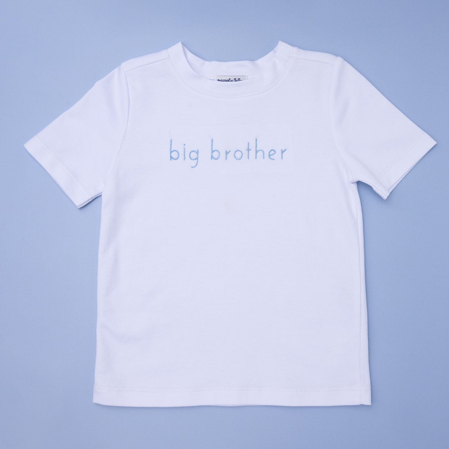 Big Brother Embroidered T-Shirt - Magnolia Baby T-Shirt