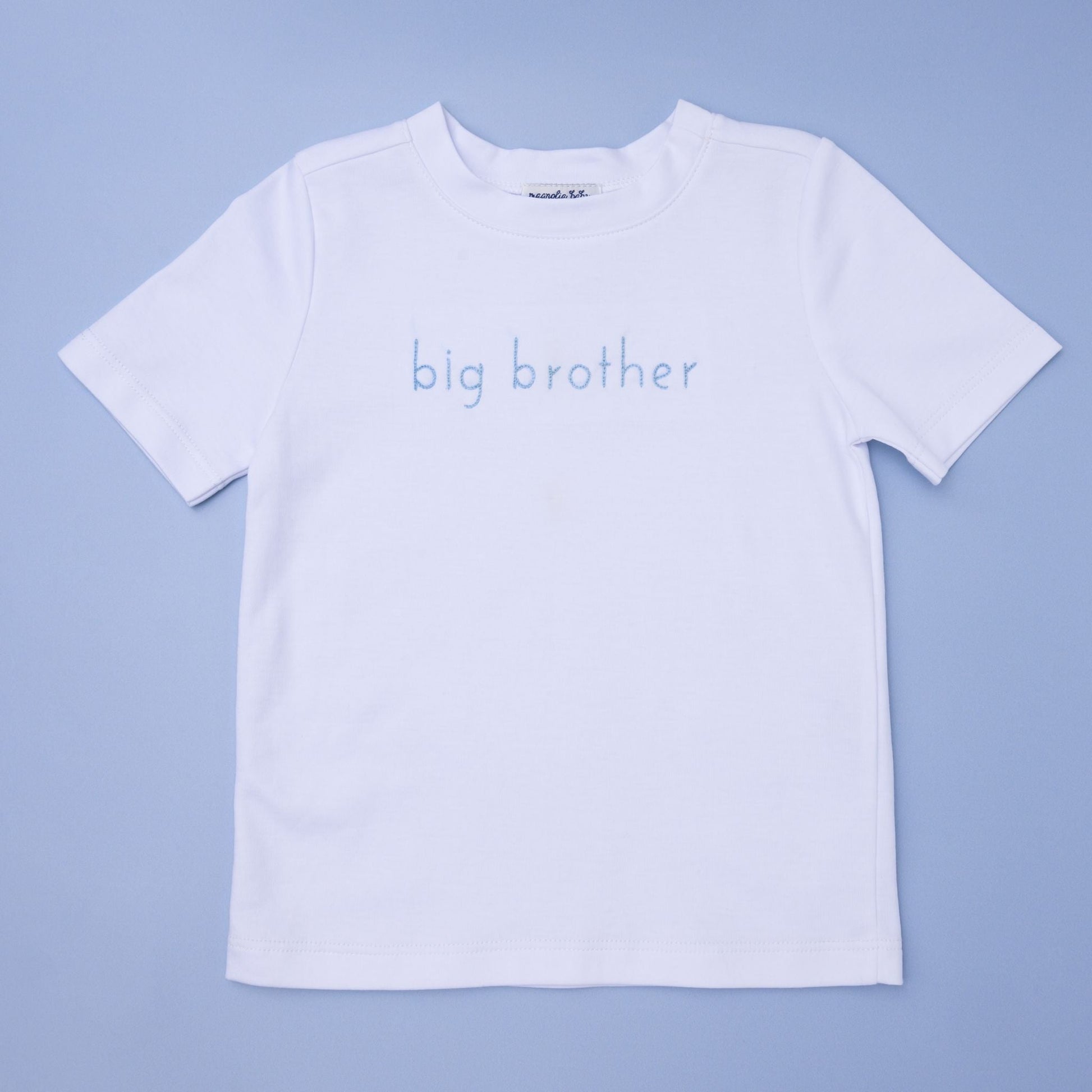 Big Brother Embroidered T-Shirt - Magnolia Baby T-Shirt