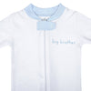 Big Brother Embroidered Zip Pajamas - Magnolia BabyZipper Pajamas