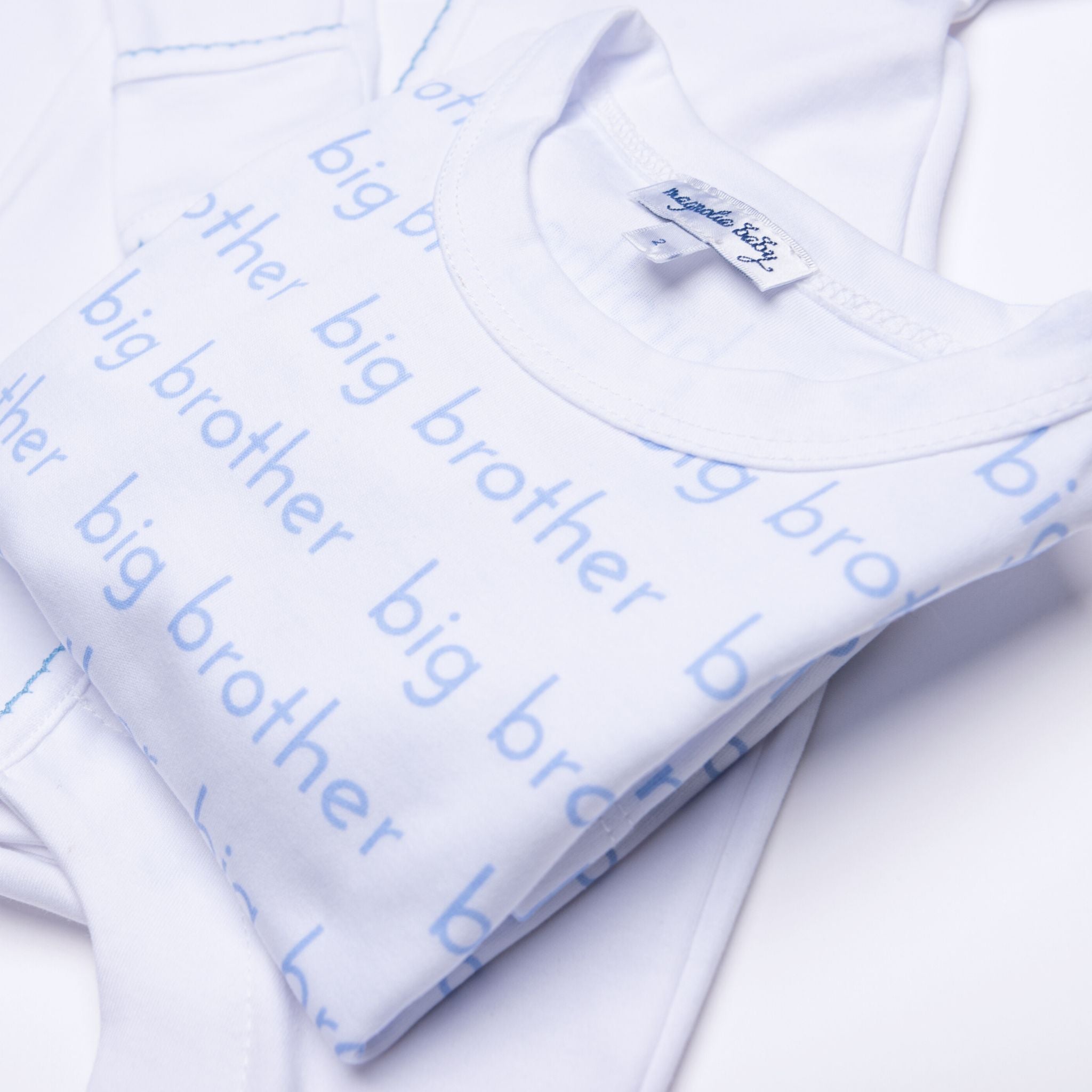 Big Brother Print Long Pajamas - Magnolia Baby Long Pajamas
