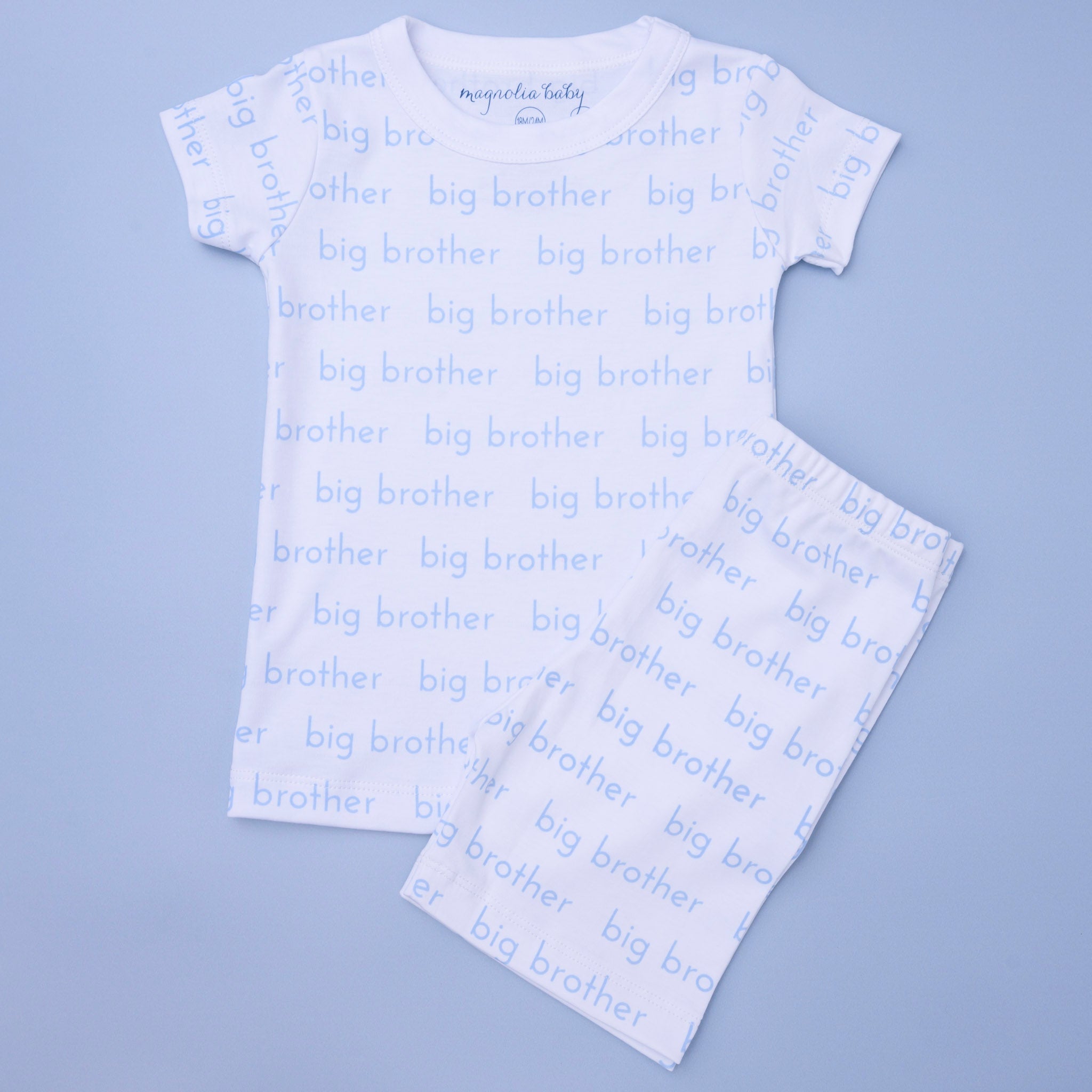 Big Brother Print Short Pajamas - Magnolia Baby Short Pajamas