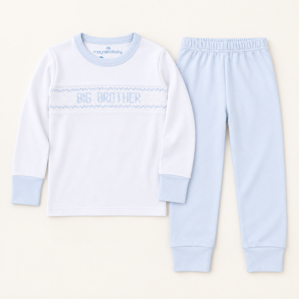 Big Brother Smocked Long Pajamas