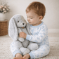 Big Nibble Bunny – Gray - 20" - Magnolia BabySoft Toy
