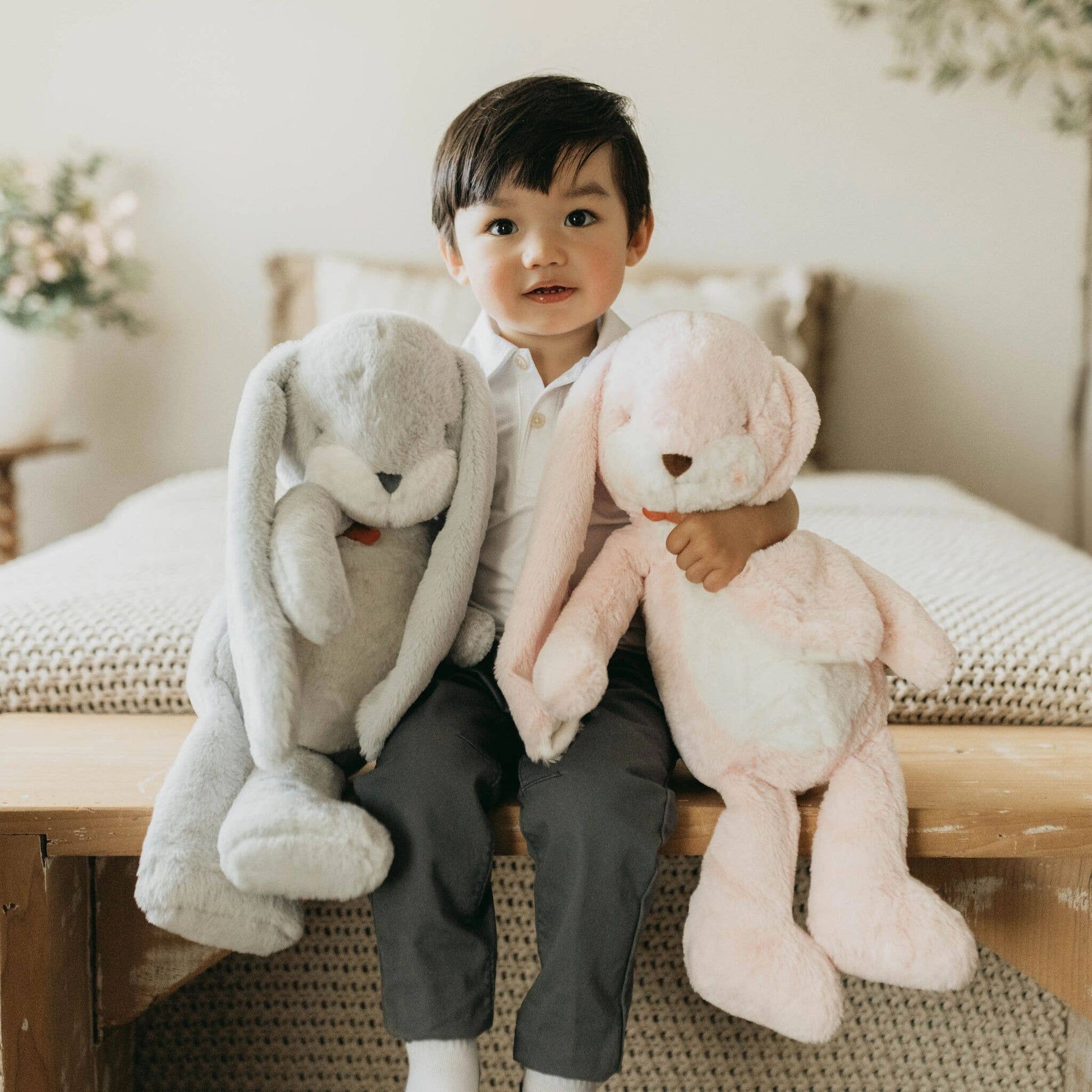 Big Nibble Bunny – Pink - 20" - Magnolia BabySoft Toy