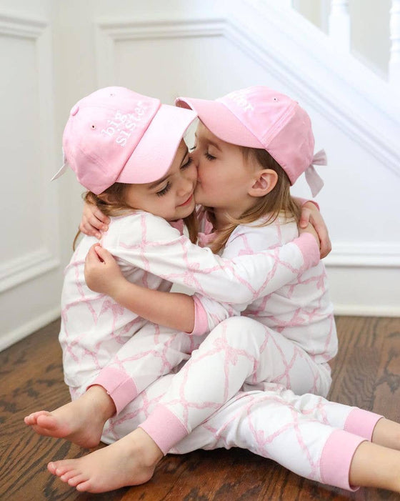 Big Sister Bow Baseball Hat - Magnolia BabyHat