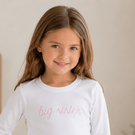 Magnolia Baby_Big Sister Embroidered Long Pajamas_3