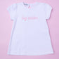 Big Sister Embroidered T-Shirt - Magnolia Baby T-Shirt