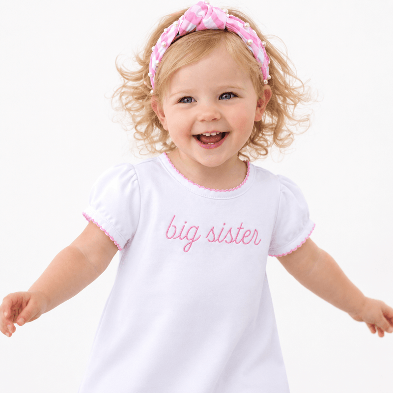 Big Sister Embroidered T-Shirt